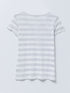 LC Waikiki V Neck Striped Short Sleeve Women T-Shirt